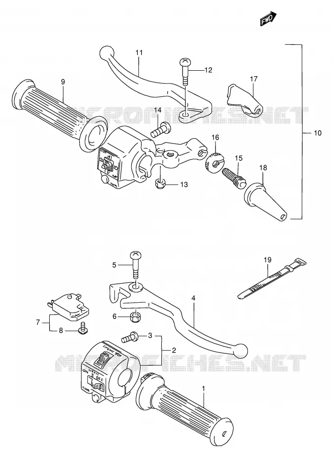 COMMODOS (GS125SR,GS125ESK/ESL/ESM/ESR) Suzuki MOTO 125 GS 1989  GS125ESK(E1)