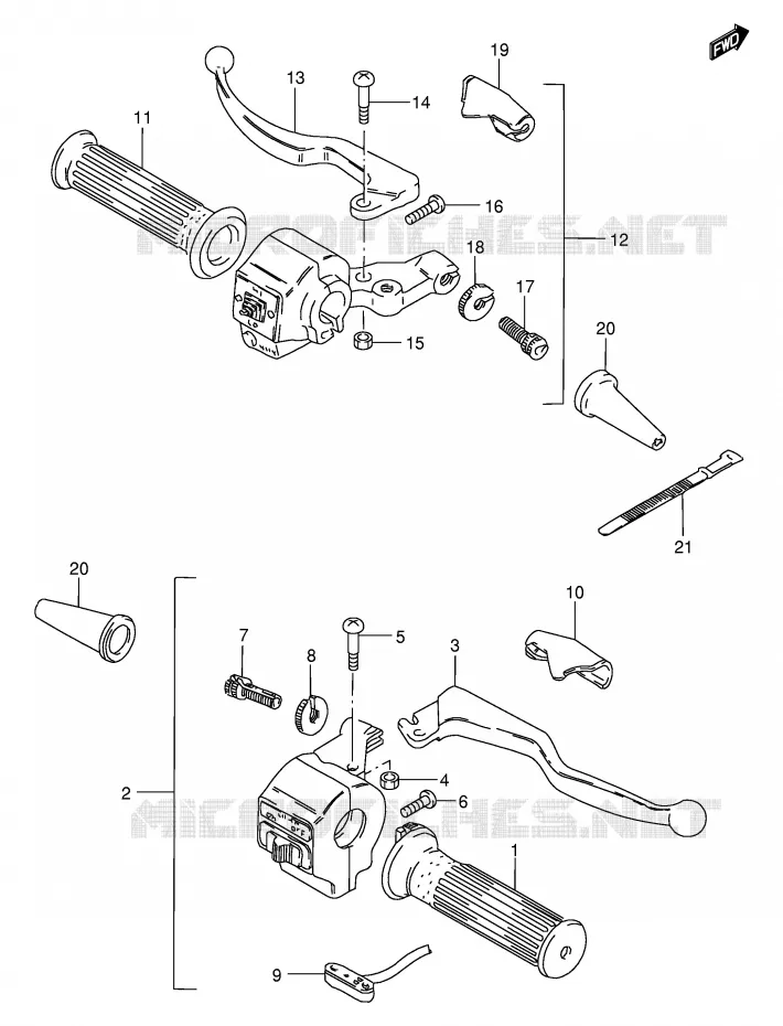 COMMODOS (GS125Z/D,UR E71) Suzuki MOTO 125 GS 1990  GS125ESL(E1)