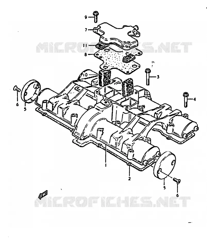 COUVERCLE DE CULASSE Suzuki MOTO 1000 GS 1978  GS1000HC(C/N)
