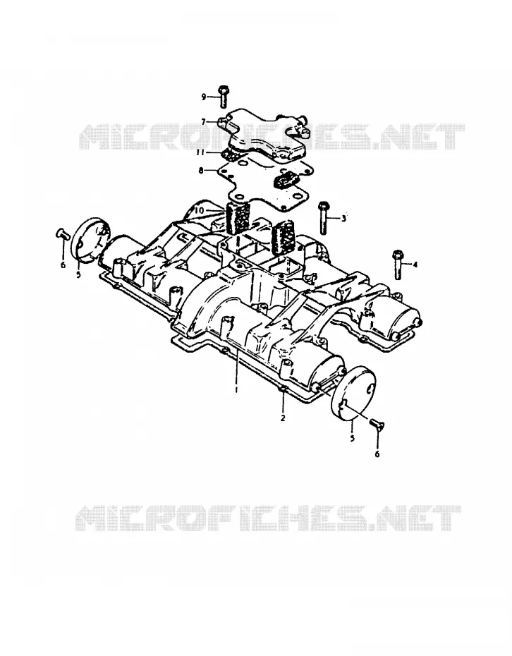 COUVERCLE DE CULASSE Suzuki MOTO 1000 GS 1980  GS1000ET(T)
