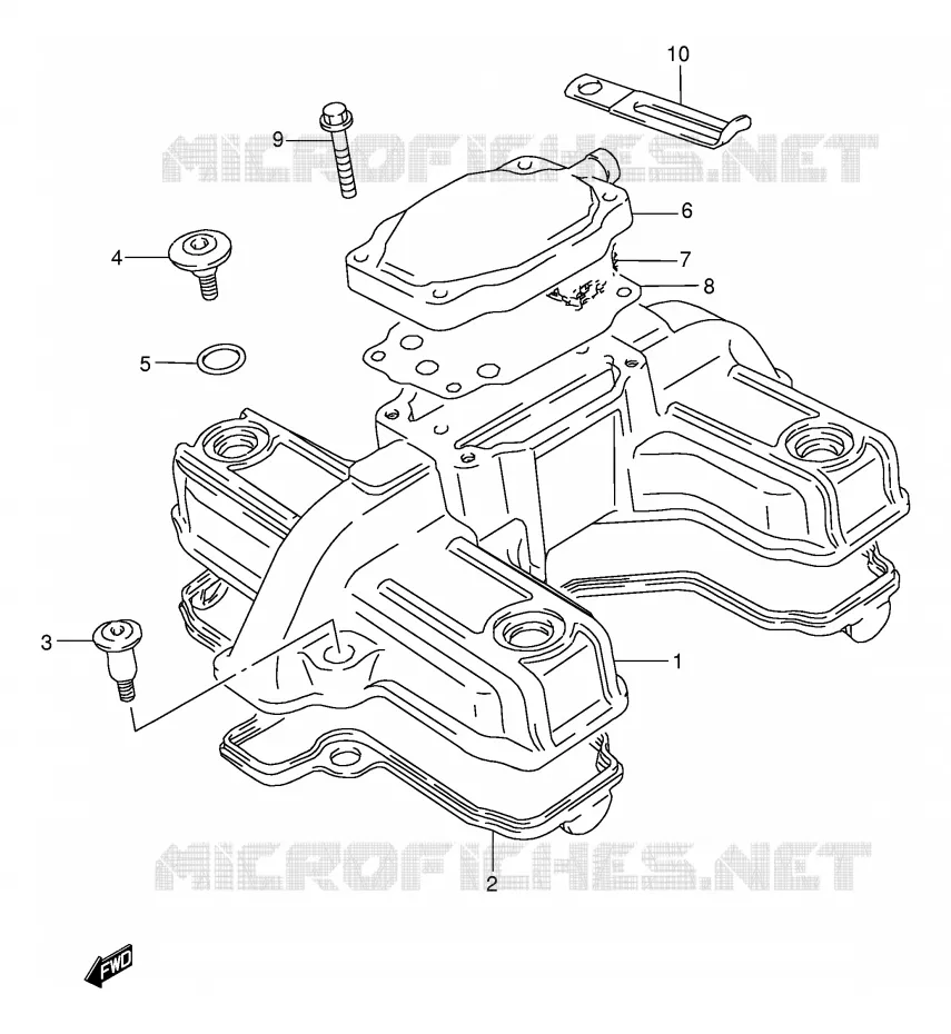 COUVERCLE DE CULASSE Suzuki MOTO 500 GS-E 2002  GS500UK2(E2)