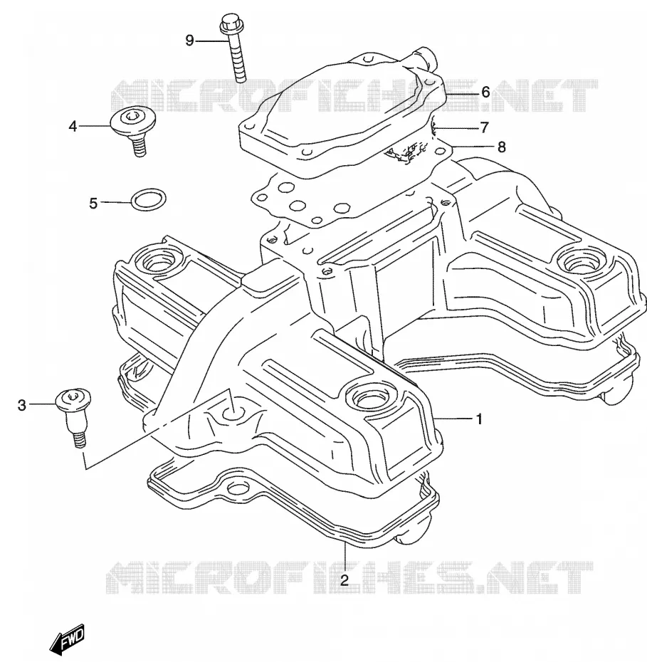 COUVERCLE DE CULASSE Suzuki MOTO 500 GS-E 2003  GS500UK3(P19)