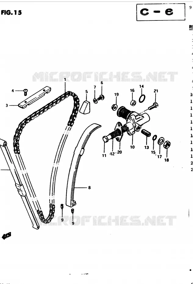 DISTRIBUTION (MODELE D) Suzuki MOTO 450 GS-S 1983  GS450SD(2/Z/D)