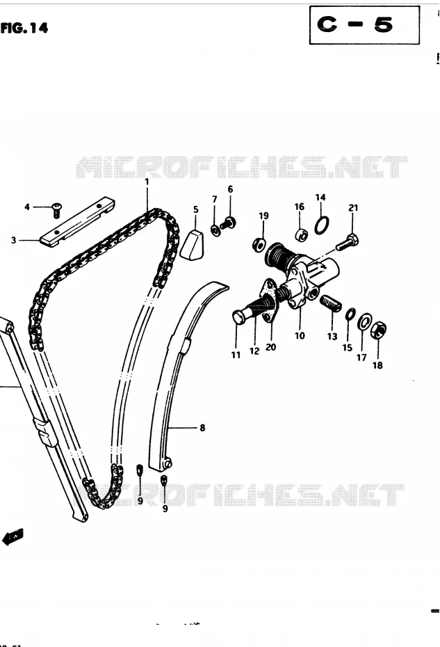 DISTRIBUTION (MODELE Z) Suzuki MOTO 450 GS-S 1983  GS450SD(2/Z/D)