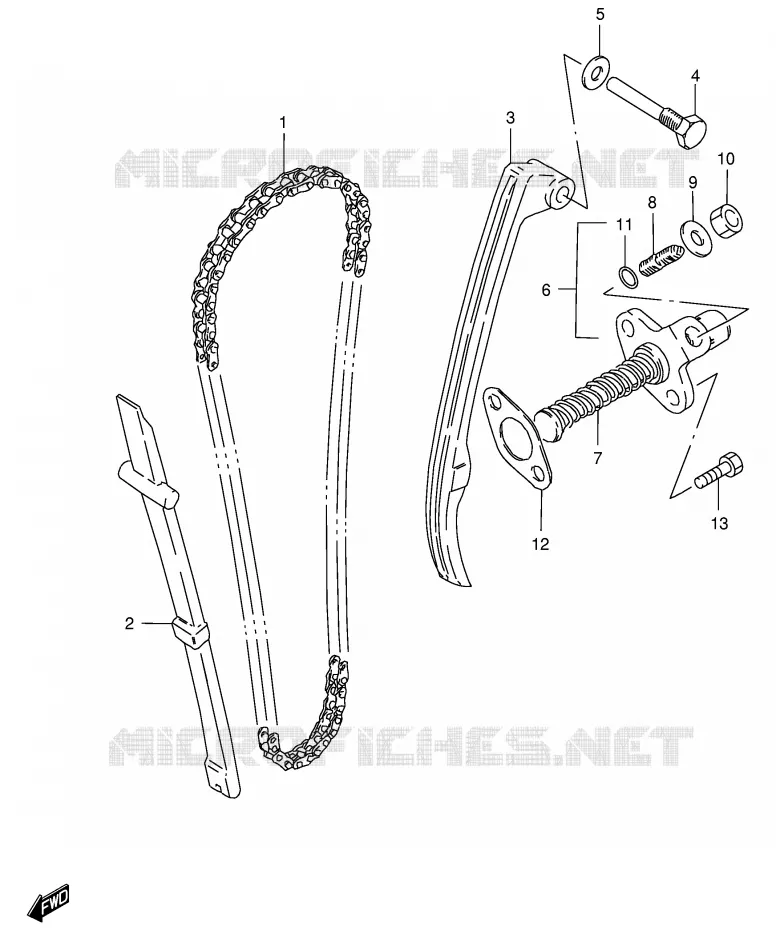 DISTRIBUTION Suzuki MOTO 125 GS 1982  GS125EEZ(E1)