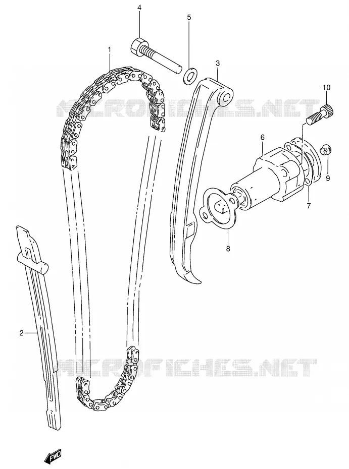DISTRIBUTION Suzuki MOTO 250 GN 1991  GN250M(E2)