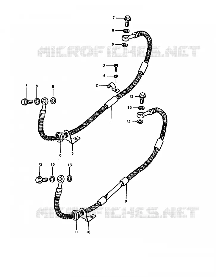 DURITE DE FREIN ARRIERE Suzuki MOTO 1000 GS 1980  GS1000T(T)
