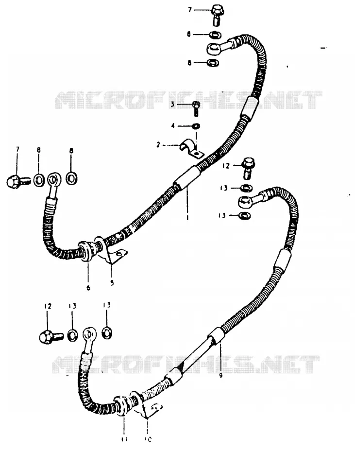 DURITE DE FREIN ARRIERE Suzuki MOTO 1100 GSX-E 1981  GSX1100EX(T/X)