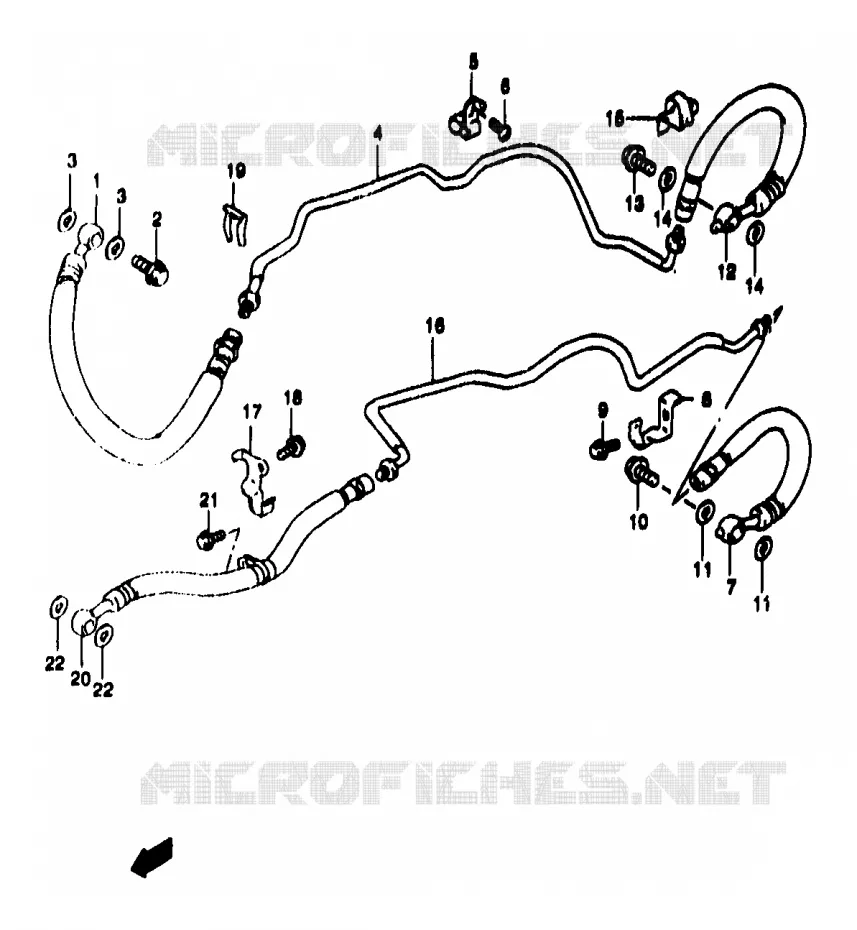 DURITE DE FREIN AVANT (GSF1200SAV/SAW/SAX/SAY) Suzuki MOTO 1200 BANDIT 2000  GSF1200SAY(T/V/W/X/Y)