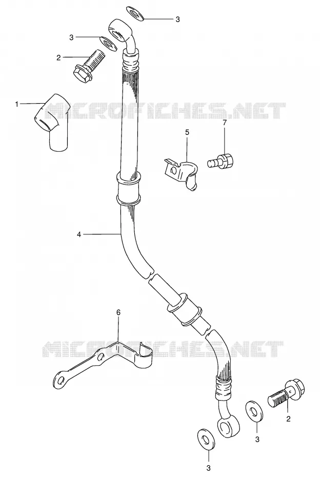 DURITE DE FREIN AVANT Suzuki MOTO 125 GS 1982  GS125Z(E1)