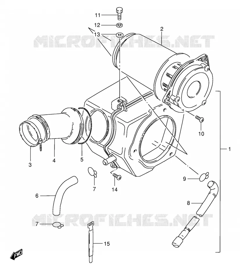 FILTRE A AIR (MODELE Z/D/F/K) Suzuki MOTO 125 GS 1989  GS125ESK(E1)