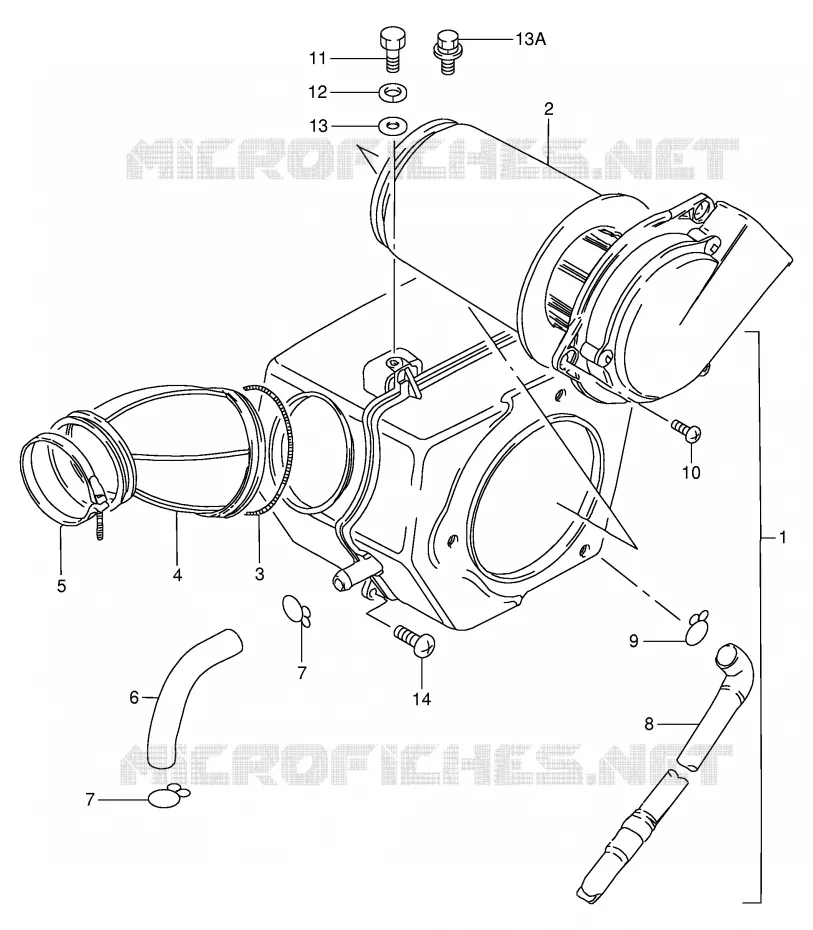 FILTRE A AIR Suzuki MOTO 250 GN 1992  GN250N(E2)