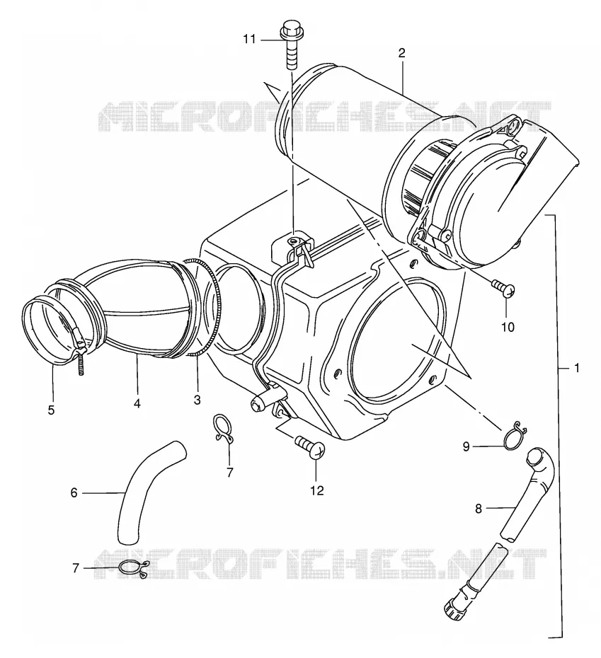 FILTRE A AIR Suzuki MOTO 250 GN 1996  GN250ET(E2)