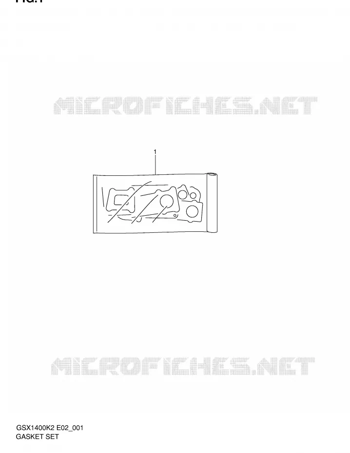 KIT JOINTS Suzuki MOTO 1400 GSX 2002  GSX1400U1K2(E2)