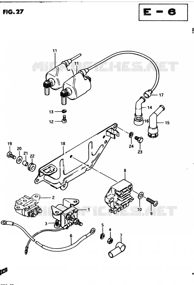 PARTIE ELECTRIQUE Suzuki MOTO 450 GS-S 1983  GS450SD(2/Z/D)