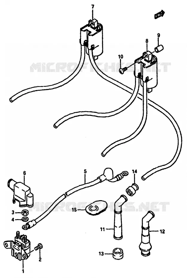 PARTIE ELECTRIQUE Suzuki MOTO 750 GSX-R 1986  GSX-R750G(F/G/H)