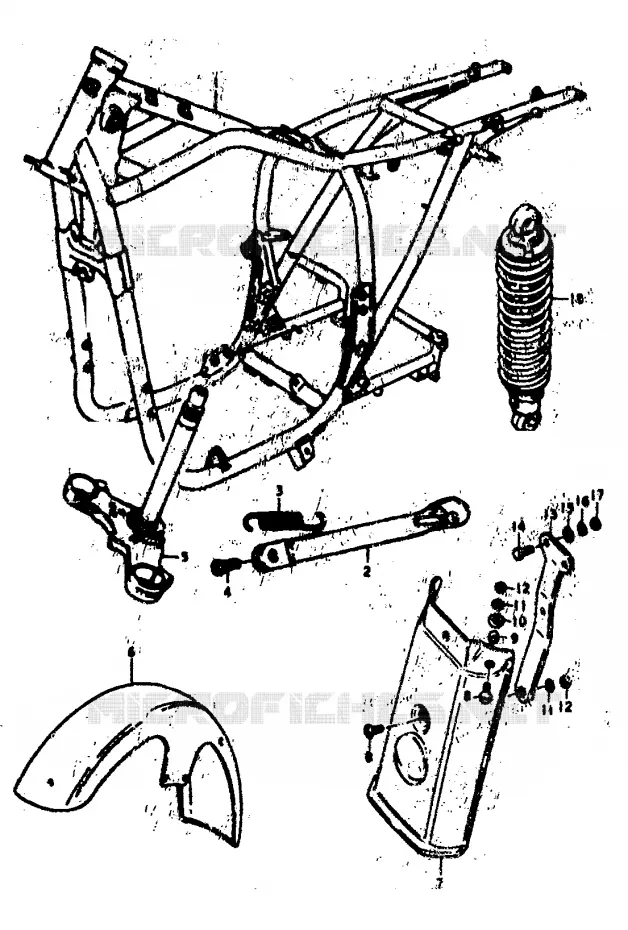 PIECES MARCHES SPECIAUX (E18) Suzuki MOTO 400 GS 1978  GS400C(C/N)