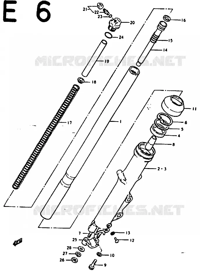 PIECES MARCHES SPECIAUX (E2) Suzuki MOTO 1000 GS 1979  GS1000N(C/N)