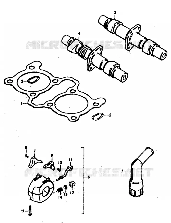 PIECES MARCHES SPECIAUX (E22) Suzuki MOTO 400 GS 1978  GS400EC(C/N)
