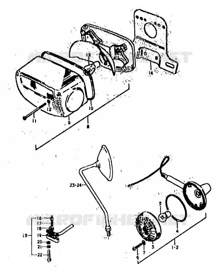 PIECES MARCHES SPECIAUX (E39) Suzuki MOTO 400 GS 1978  GS400EC(C/N)