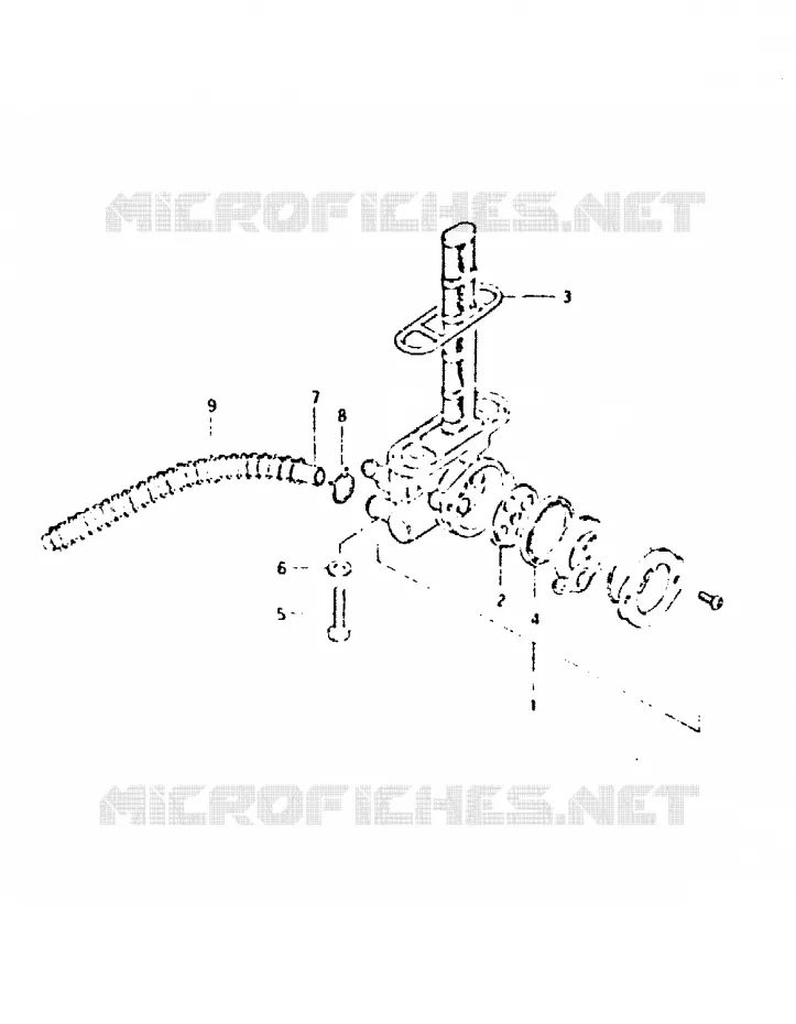 ROBINET D'ESSENCE Suzuki MOTO 400 GSX 1981  GSX400LX(T/X)