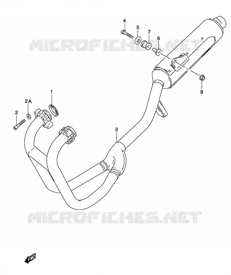 SILENCIEUX Suzuki MOTO 500 GS-F 2004  GS500FK4(P19)