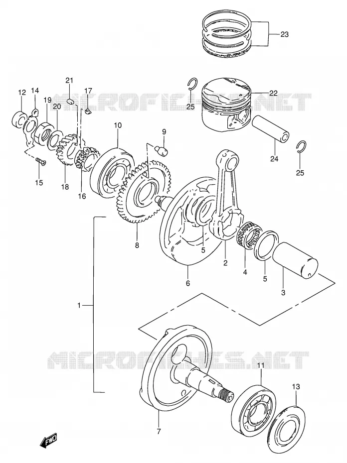 VILEBREQUIN Suzuki MOTO 250 GN 1991  GN250M(E2)