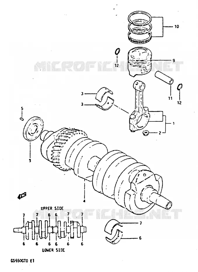 VILEBREQUIN Suzuki MOTO 650 GS 1983  GS650GTD