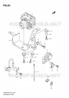 SYSTÈME ABS (GSF650AK9/SAK9/UAK9/SUAK9/AL0/SAL0/UAL0/SUAL0) pour Suzuki BANDIT 650 2009