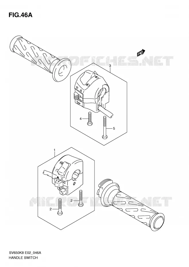 COMMODOS (SV650SL0/SAL0/SUL0/ASUL0) Suzuki MOTO 650 SV 2008  SV650SUK8(E2)