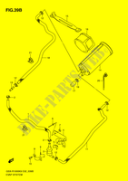 SYSTÈME DE RECYCLAGE VAPEURS CARBURANT (E14) pour Suzuki GSX-R 1000 2010