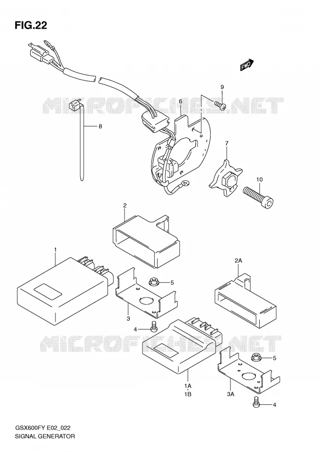 ALTERNATEUR Suzuki MOTO 600 GSX-F 2000  GSX600FY(E2)