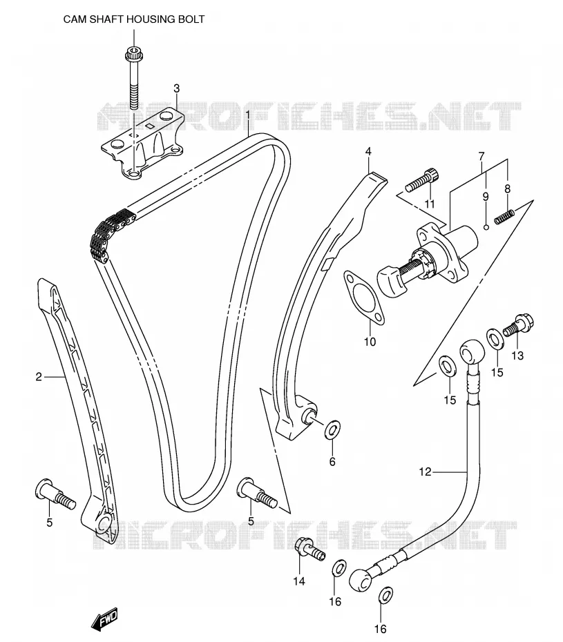 DISTRIBUTION Suzuki MOTO 750 GSX-R 2001  GSX-R750U1K1(E2)