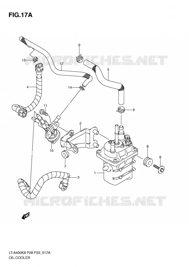 POMPE A ESSENCE (MODEL L0) Suzuki QUAD 400 KINGQUAD 2010  LT-A400L0(P28/P33)