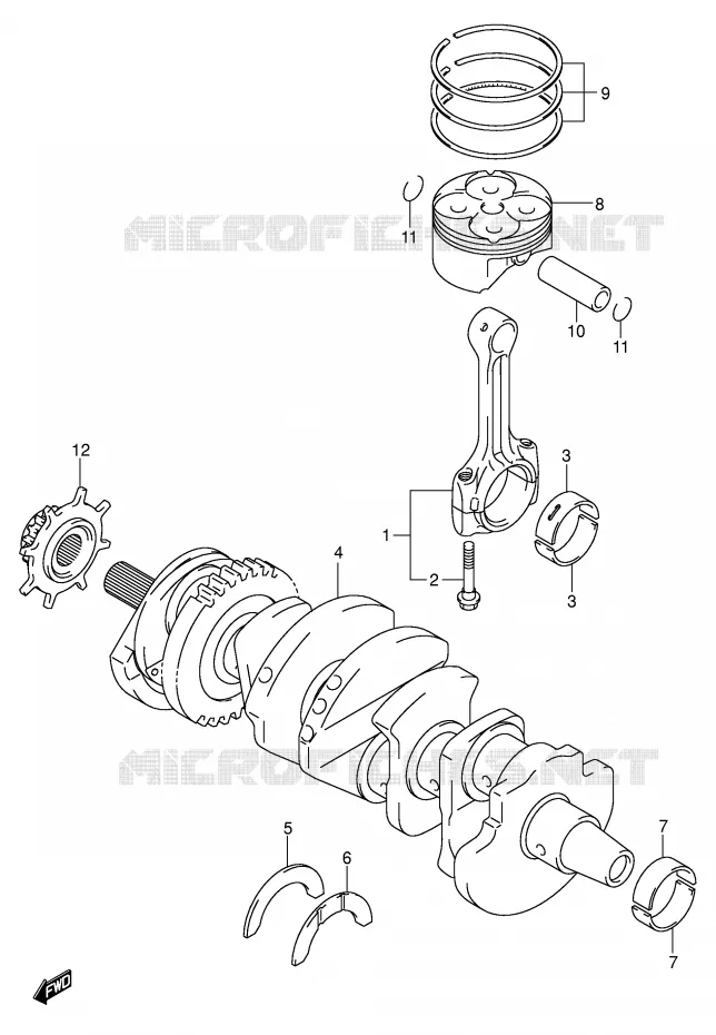 VILEBREQUIN Suzuki MOTO 750 GSX-R 2002  GSX-R750U1K2(E2)