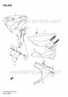 CARENAGES ARRIERE (VZR1800ZL0/ZUFL0) pour Suzuki INTRUDER 1800 2007