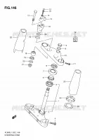 COLONNE DE DIRECTION (VL800UEL1 E19) pour Suzuki VOLUSIA 800 2011