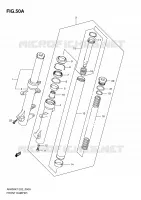 FOURCHE (AN400AK9/ZAK9/AL0/ZAL0) pour Suzuki BURGMAN 400 2009