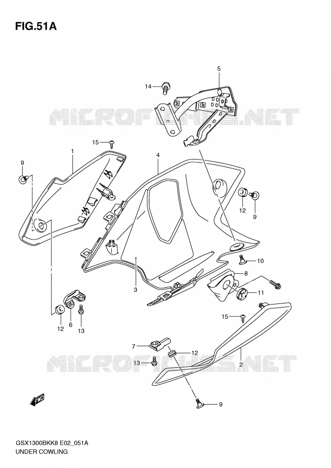 SABOT (MODEL L0) Suzuki MOTO 1300 B-KING 2012  GSX1300BKAU2K8(E2)