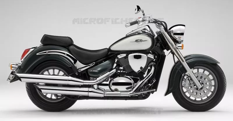 * PHOTOGRAPHIE DE COULEUR VL800CK9 * Suzuki MOTO 800 VOLUSIA 2010  VL800UEL0(E2)