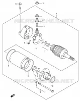 DEMARREUR (DR Z400EY/EK1/EK2/EK3/EK4) pour Suzuki DR-Z 400 2002