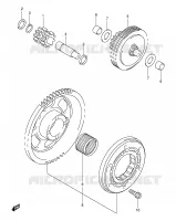 ROUE LIBRE DE DEMARREUR (DR Z400EY/EK1/EK2/EK3/EK4) pour Suzuki DR-Z 400 2002