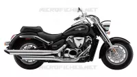 * PHOTOGRAPHIE DE COULEUR VLR1800K8 1 of 2 * pour Suzuki INTRUDER 1800 2010
