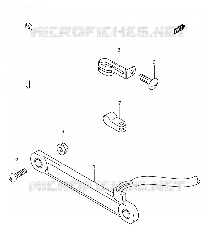 FEU ARRIERE Suzuki MOTO 400 DR-Z 2000  DR-Z400EY(E3/E28)