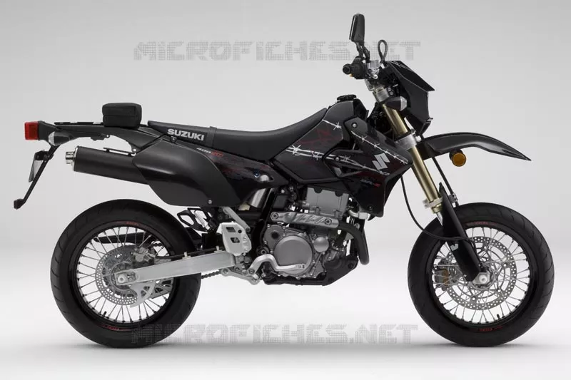 * PHOTOGRAPHIE DE COULEUR DR-Z400SMK9 * Suzuki MOTO 400 DR-Z 2005  DR-Z400SMK5(E2)