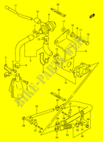 SYSTÈME DE RECYCLAGE GAZ D'ECHAPPEMENT (E18) pour Suzuki INTRUDER 600 1995