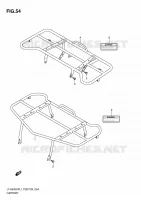 PORTE PAQUET (LT A500XPL1 P33) pour Suzuki KINGQUAD 500 2011