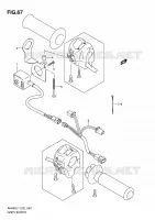 POIGNEES CHAUFFANTES (AN400ZAL1 E19) pour Suzuki BURGMAN 400 2011