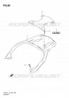 PORTE PAQUET (DL650AL1 E3) pour Suzuki V-STROM 650 2011