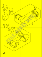 CLIGNOTANTS (GSF1200K1/K2/K3/K4/ZK4/K5/ZK5) pour Suzuki BANDIT 1200 2002
